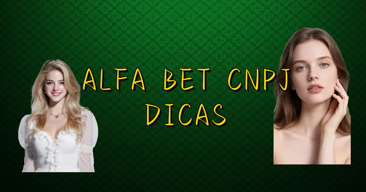 Alfa Bet Cnpj Dicas Oficial