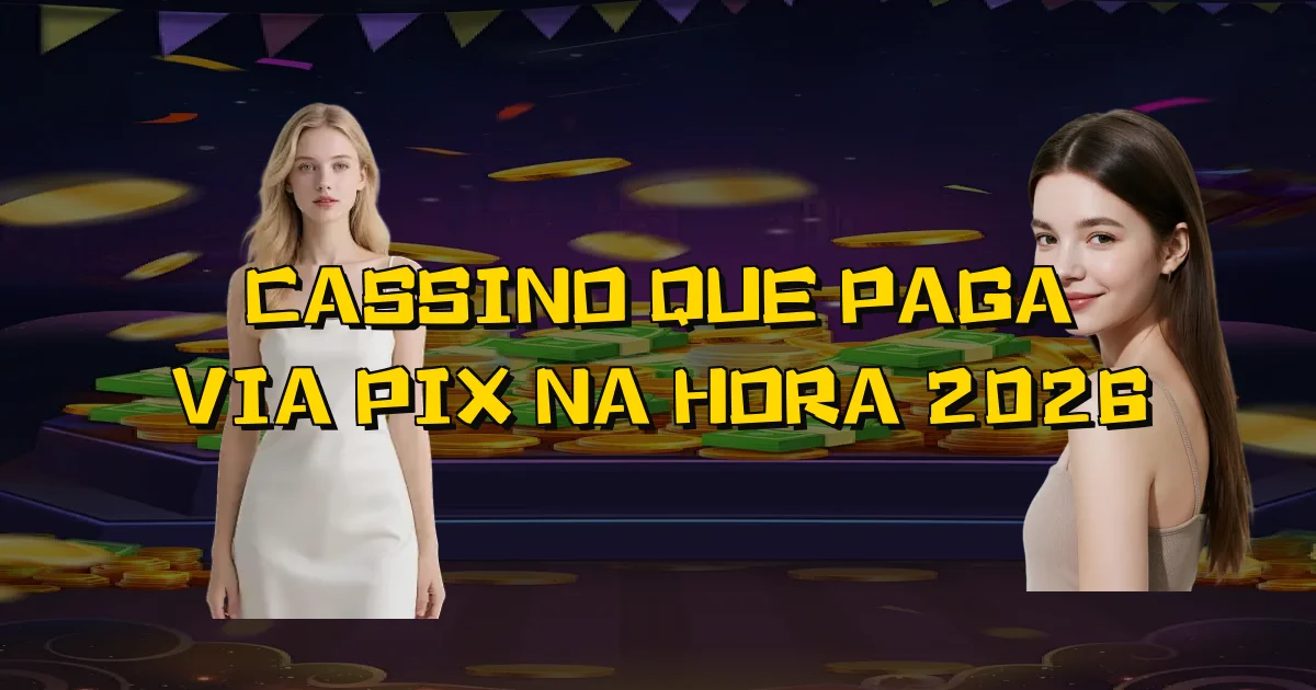 Cassino Que Paga Via Pix Na Hora 2026 Oficial