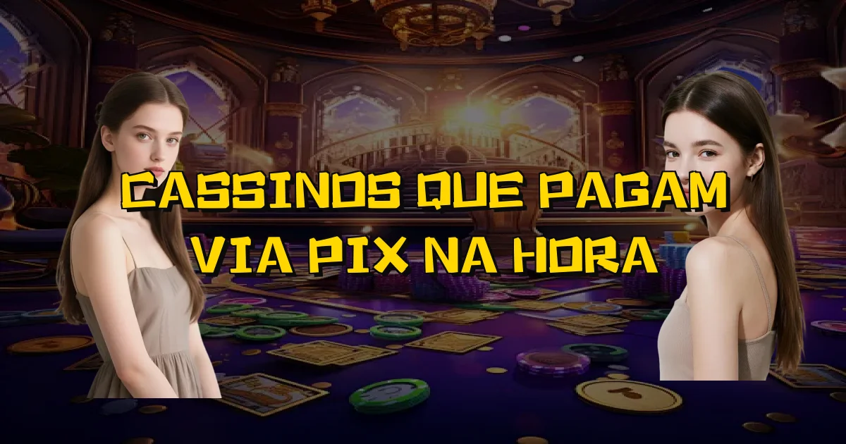 Cassinos Que Pagam Via Pix Na Hora Oficial